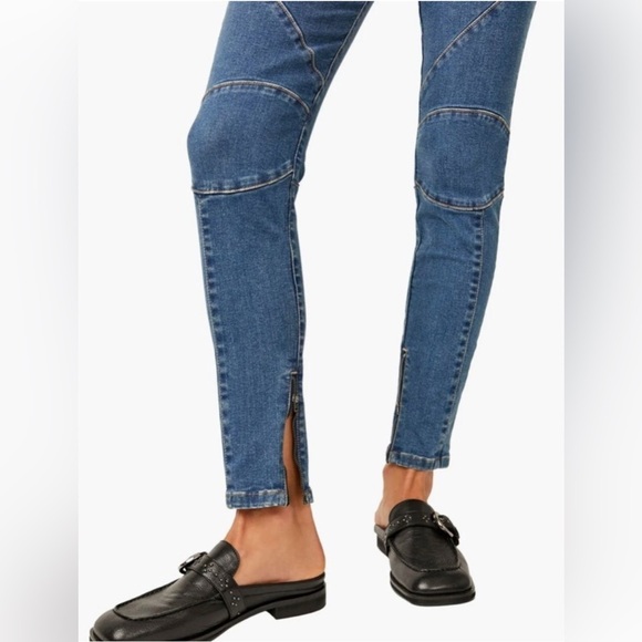 NWT We The Free Bella Moto Skinny Jeans size 25 - Picture 3 of 15
